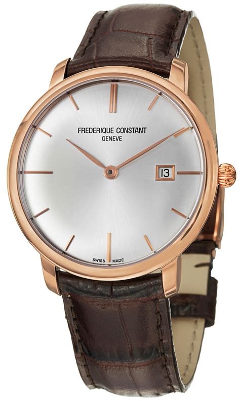 replica frederique constant watch slimline automatic mens